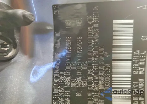 2016 Toyota Sienna Le from USA, damaged, VIN 5TDJK3DC0GS132428